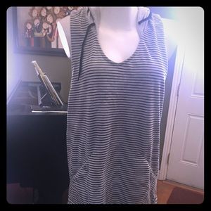 Roxy racer back tunic/hoodie